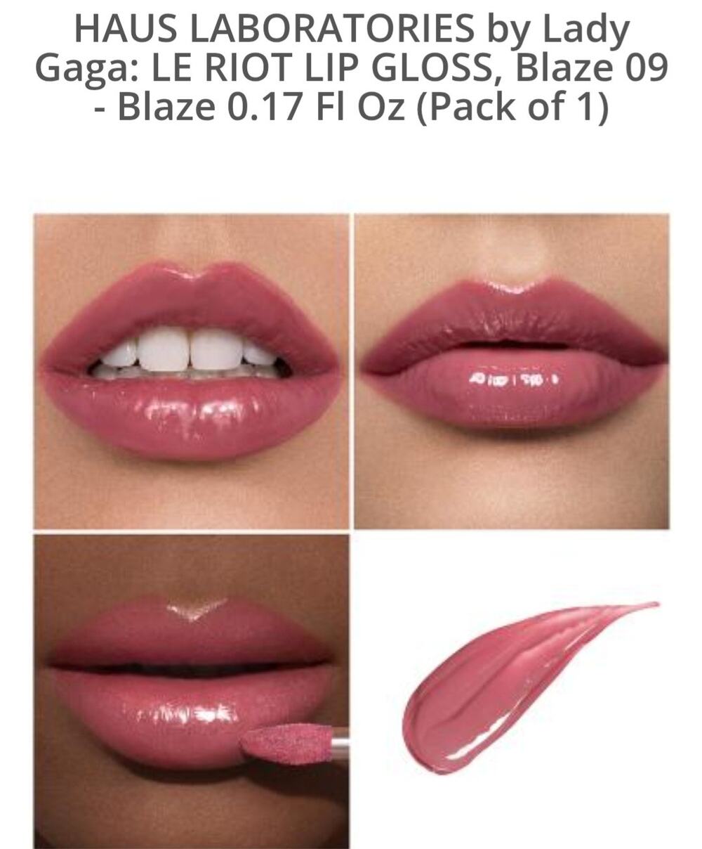 NIB HAUS LABORATORIES BLAZE LE RIOT LIP GLOSS Ultra Shine 0.17 FL OZ